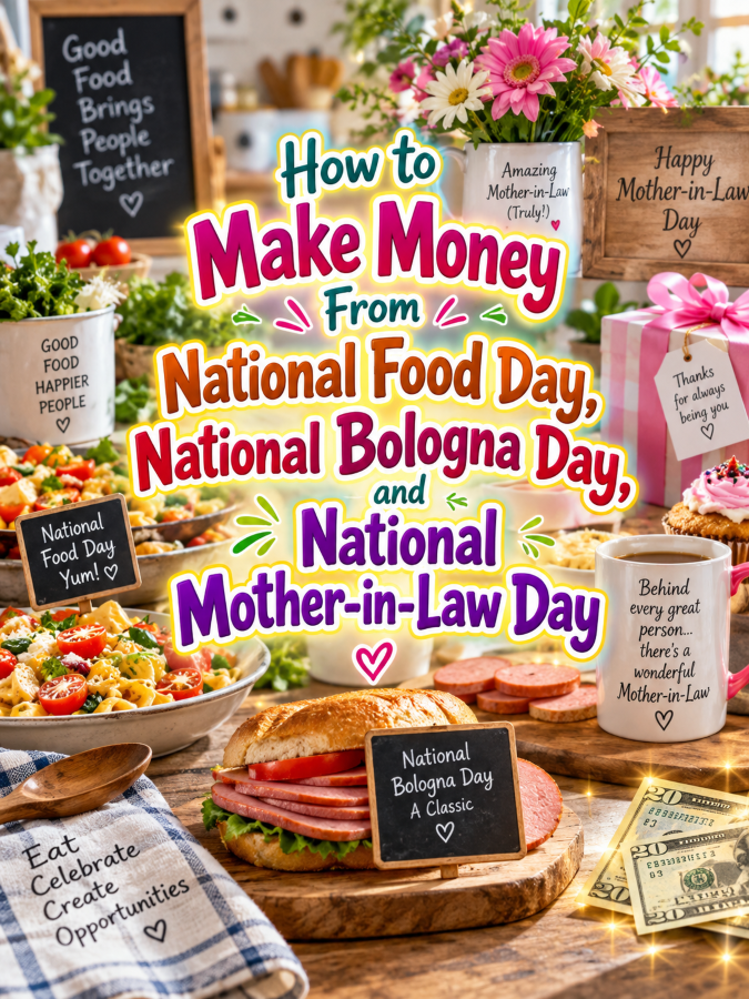 How to Make Money From National Food Day, National Bologna Day, and National Mother-in-Law Day How to Make Money From National Food Day, National Bologna Day, and National Mother-in-Law Day