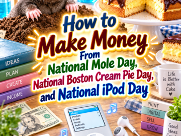 How to Make Money From National Mole Day, National Boston Cream Pie Day, and National iPod Day