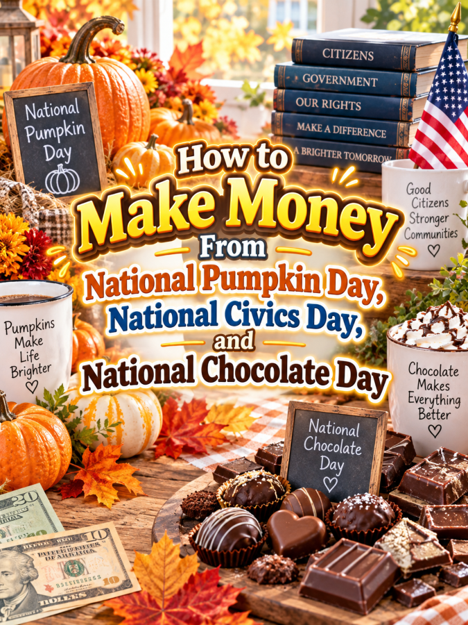 How to Make Money From National Pumpkin Day, National Civics Day, and National Chocolate Day How to Make Money From National Pumpkin Day, National Civics Day, and National Chocolate Day