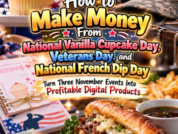 How to Make Money From National Vanilla Cupcake Day, Veterans Day, and National French Dip Day – Turn Three November Events Into Profitable Digital Products How to Make Money From National Vanilla Cupcake Day, Veterans Day, and National French Dip Day – Turn Three November Events Into Profitable Digital Products