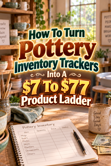 How To Turn Pottery Inventory Trackers Into A  To  Product Ladder