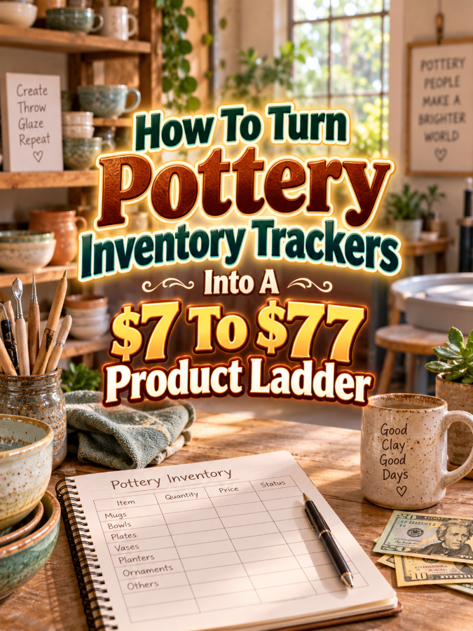 How To Turn Pottery Inventory Trackers Into A  To  Product Ladder
