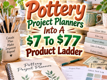 How To Turn Pottery Project Planners Into A To Product Ladder How To Turn Pottery Project Planners Into A To Product Ladder