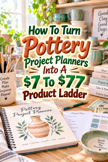 How To Turn Pottery Project Planners Into A  To  Product Ladder