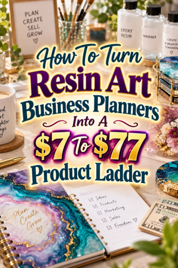 How To Turn Resin Art Business Planners Into A  To  Product Ladder