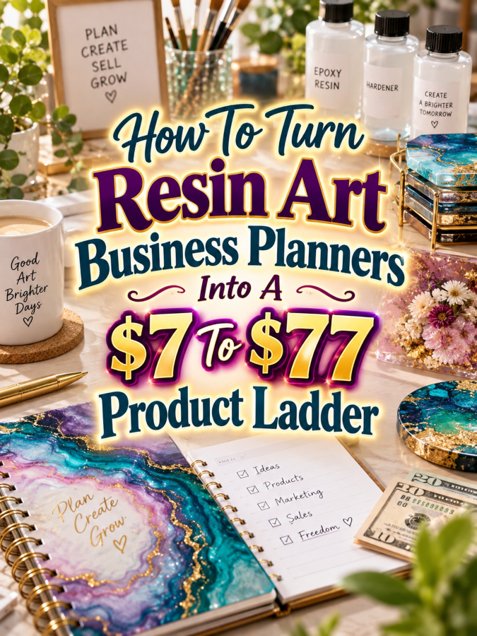 How To Turn Resin Art Business Planners Into A To Product Ladder How To Turn Resin Art Business Planners Into A To Product Ladder