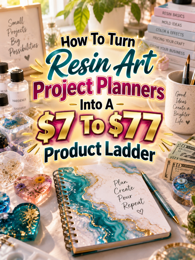 How To Turn Resin Art Project Planners Into A To Product Ladder How To Turn Resin Art Project Planners Into A To Product Ladder