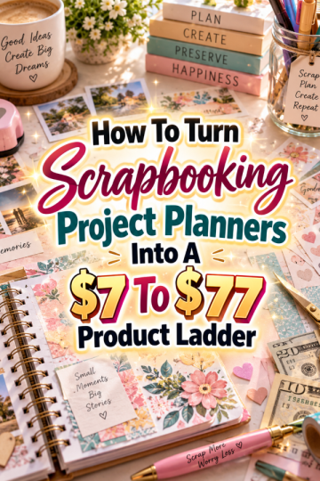 How To Turn Scrapbooking Project Planners Into A  To  Product Ladder