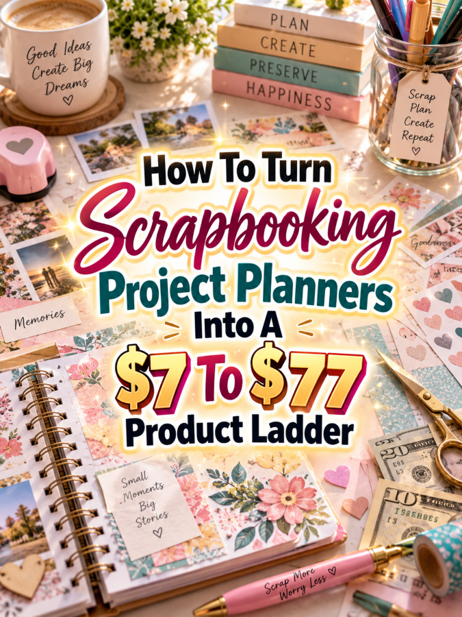 How To Turn Scrapbooking Project Planners Into A To Product Ladder How To Turn Scrapbooking Project Planners Into A To Product Ladder