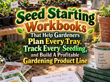 Seed Starting Workbooks That Help Gardeners Plan Every Tray, Track Every Seedling, and Build A Profitable Gardening Product Line Seed Starting Workbooks That Help Gardeners Plan Every Tray, Track Every Seedling, and Build A Profitable Gardening Product Line