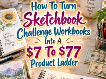 How To Turn Sketchbook Challenge Workbooks Into A To Product Ladder How To Turn Sketchbook Challenge Workbooks Into A To Product Ladder