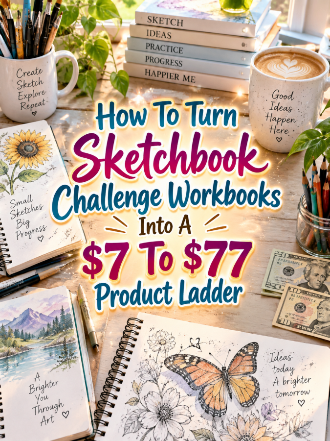 How To Turn Sketchbook Challenge Workbooks Into A To Product Ladder How To Turn Sketchbook Challenge Workbooks Into A To Product Ladder