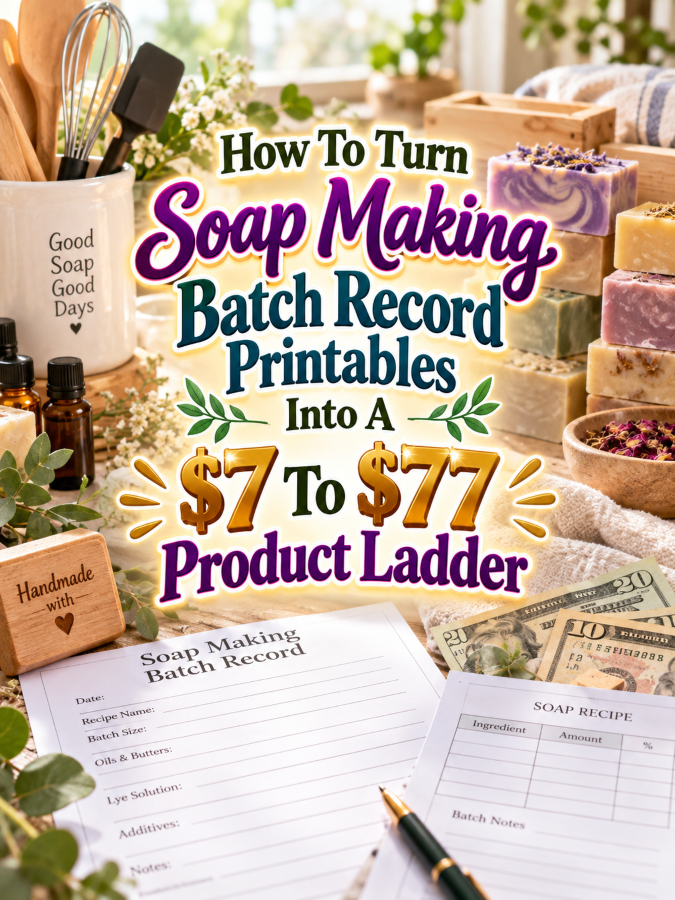 How To Turn Soap Making Batch Record Printables Into A To Product Ladder How To Turn Soap Making Batch Record Printables Into A To Product Ladder