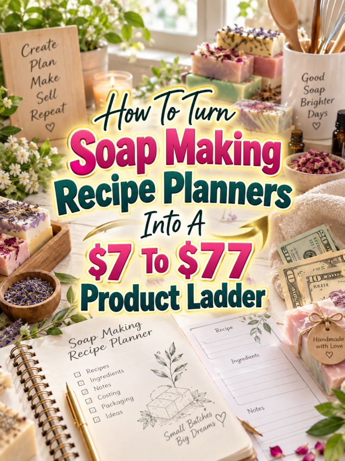 How To Turn Soap Making Recipe Planners Into A To Product Ladder How To Turn Soap Making Recipe Planners Into A To Product Ladder