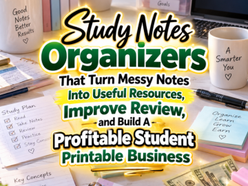 Study Notes Organizers That Turn Messy Notes Into Useful Resources, Improve Review, and Build A Profitable Student Printable Business Study Notes Organizers That Turn Messy Notes Into Useful Resources, Improve Review, and Build A Profitable Student Printable Business