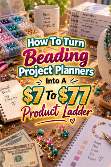 How To Turn Beading Project Planners Into A  To  Product Ladder