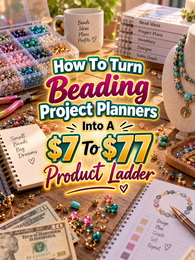 How To Turn Beading Project Planners Into A  To  Product Ladder