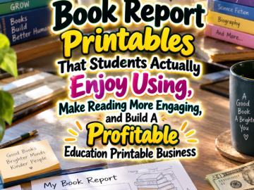 Book Report Printables That Students Actually Enjoy Using, Make Reading More Engaging, and Build A Profitable Education Printable Business Book Report Printables That Students Actually Enjoy Using, Make Reading More Engaging, and Build A Profitable Education Printable Business