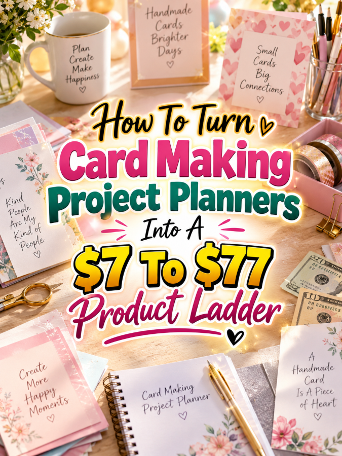 How To Turn Card Making Project Planners Into A To Product Ladder How To Turn Card Making Project Planners Into A To Product Ladder