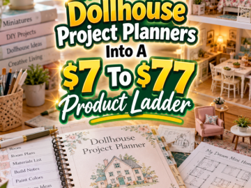 How To Turn Dollhouse Project Planners Into A  To  Product Ladder