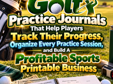 Golf Practice Journals That Help Players Track Their Progress, Organize Every Practice Session, and Build A Profitable Sports Printable Business Golf Practice Journals That Help Players Track Their Progress, Organize Every Practice Session, and Build A Profitable Sports Printable Business