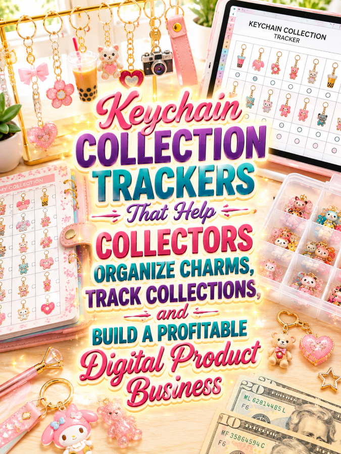 Keychain Collection Trackers That Help Collectors Organize Charms, Track Collections, and Build a Profitable Digital Product Business