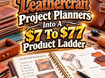 How To Turn Leathercraft Project Planners Into A  To  Product Ladder