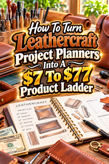 How To Turn Leathercraft Project Planners Into A  To  Product Ladder