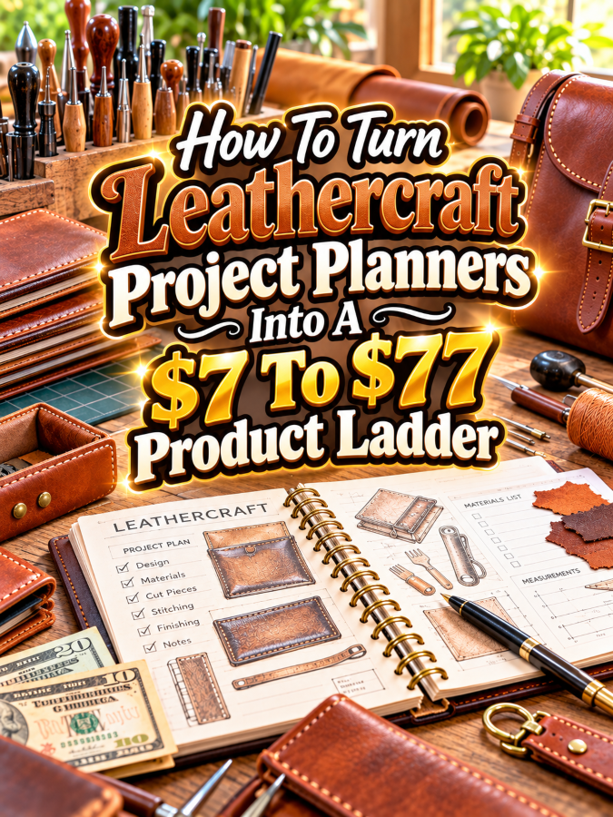 How To Turn Leathercraft Project Planners Into A  To  Product Ladder