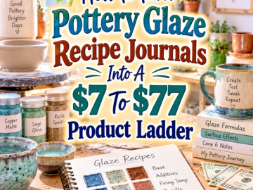 How To Turn Pottery Glaze Recipe Journals Into A  To  Product Ladder