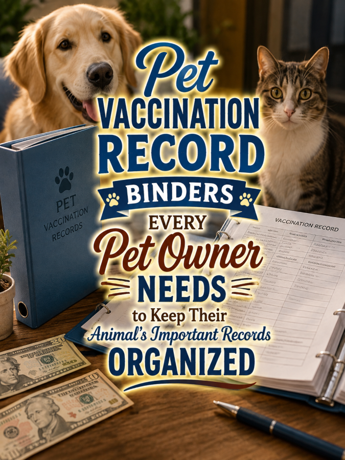 Pet Vaccination Record Binders Every Pet Owner Needs to Keep Their Animal’s Important Records Organized Pet Vaccination Record Binders Every Pet Owner Needs to Keep Their Animal’s Important Records Organized