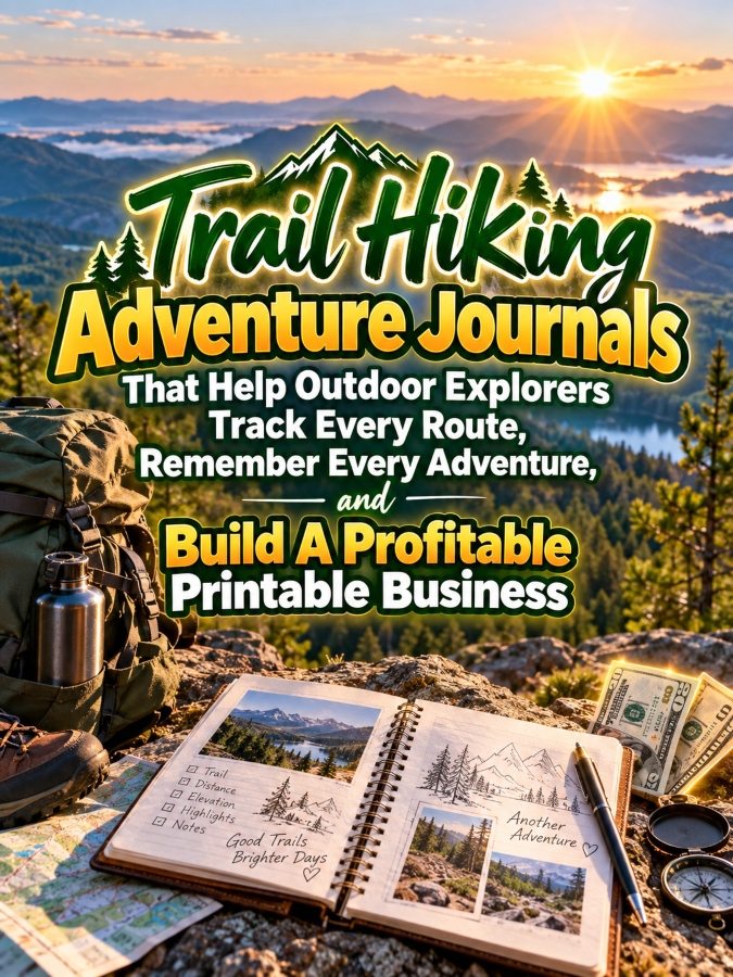 Trail Hiking Adventure Journals That Help Outdoor Explorers Track Every Route, Remember Every Adventure, and Build A Profitable Printable Business Trail Hiking Adventure Journals That Help Outdoor Explorers Track Every Route, Remember Every Adventure, and Build A Profitable Printable Business