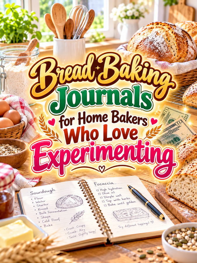 Bread Baking Journals for Home Bakers Who Love Experimenting Bread Baking Journals for Home Bakers Who Love Experimenting