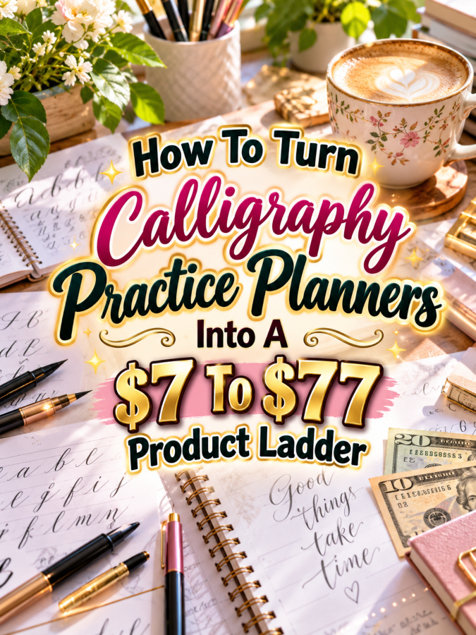 How To Turn Calligraphy Practice Planners Into A To Product Ladder How To Turn Calligraphy Practice Planners Into A To Product Ladder