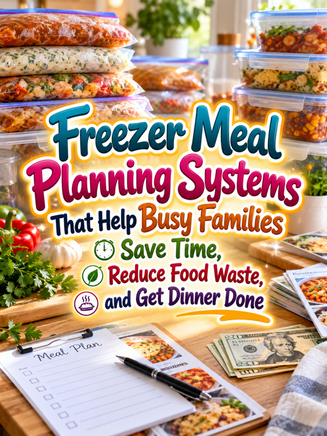 Freezer Meal Planning Systems That Help Busy Families Save Time, Reduce Food Waste, and Get Dinner Done Freezer Meal Planning Systems That Help Busy Families Save Time, Reduce Food Waste, and Get Dinner Done