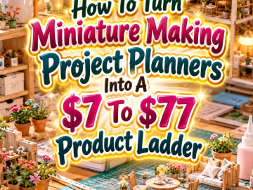 How To Turn Miniature Making Project Planners Into A  To  Product Ladder