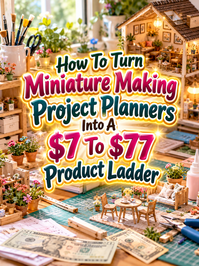 How To Turn Miniature Making Project Planners Into A  To  Product Ladder
