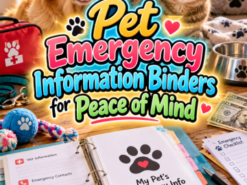 Pet Emergency Information Binders for Peace of Mind Pet Emergency Information Binders for Peace of Mind