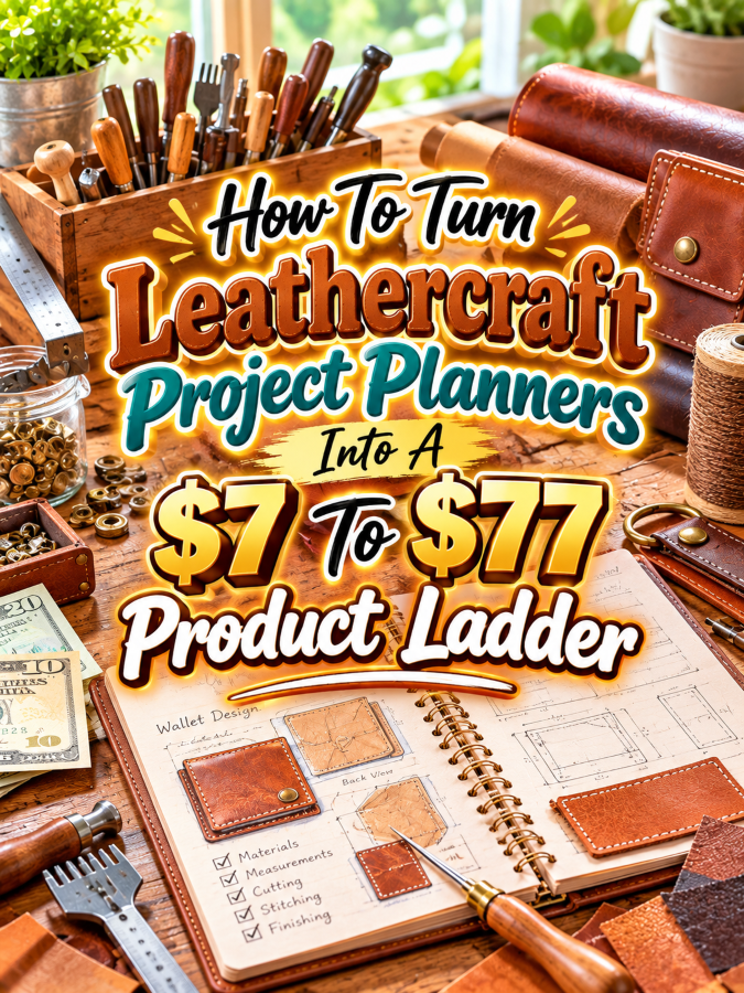 How To Turn Leathercraft Project Planners Into A  To  Product Ladder